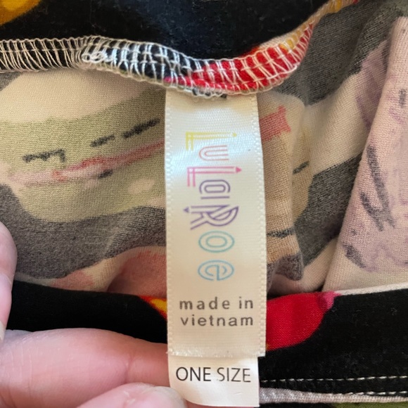 Lularoe Macaroon Leggings OS (fits 0-12) - Picture 3 of 3